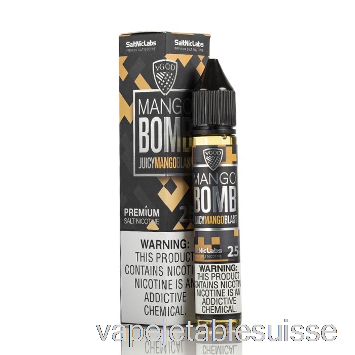 Vape Suisse Bombe à La Mangue - Vgod Saltnic - 30ml 25mg